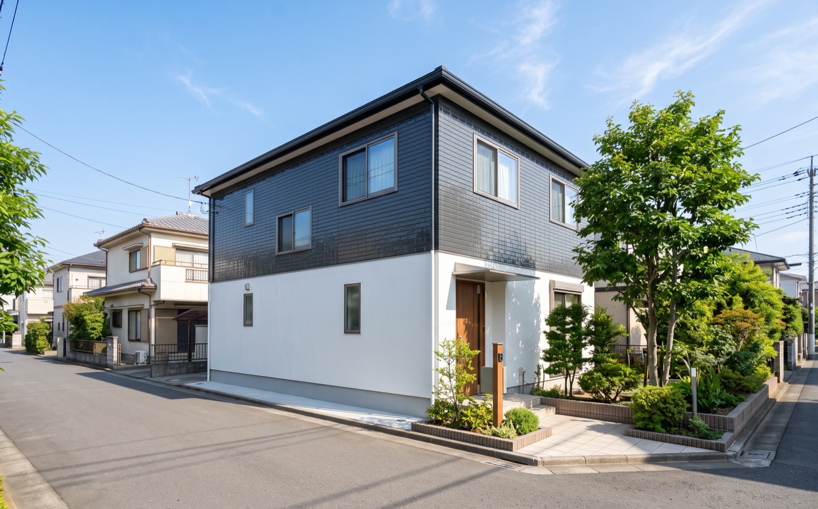 塗り替えを終えた外壁